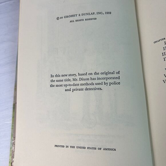 The Hardy Boys #2 The House On The Cliff Hardcover 1959 - Picture 4 of 6